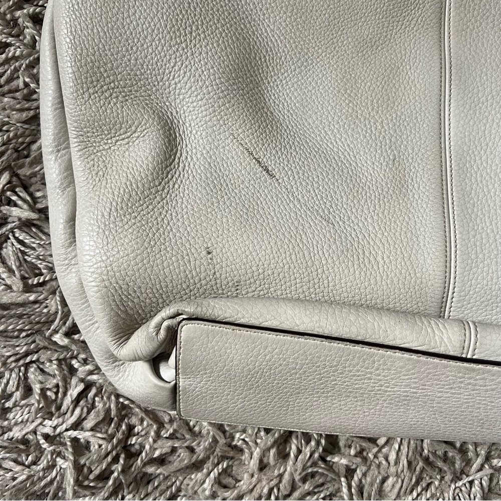 White Leather Coach Bag - Picture 7 of 12